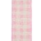 Gingham Hopsack Twill Wired Edge Ribbon --- 2.5 in x 10 yards --- Pink Color